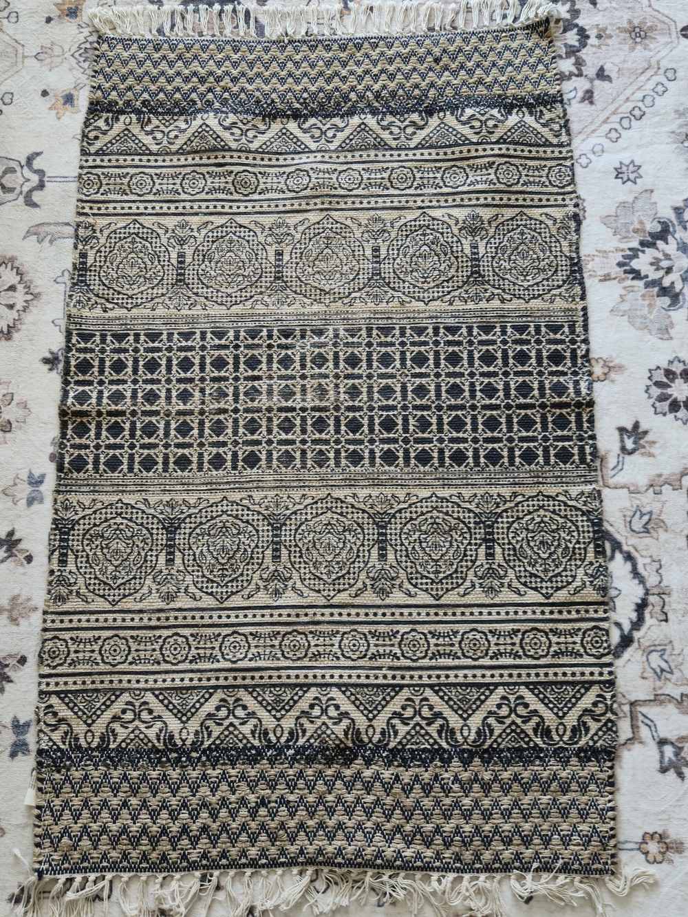 The Farmhouse by Rachel Ashwell Woven Cotton Jute Area Rug 35x64